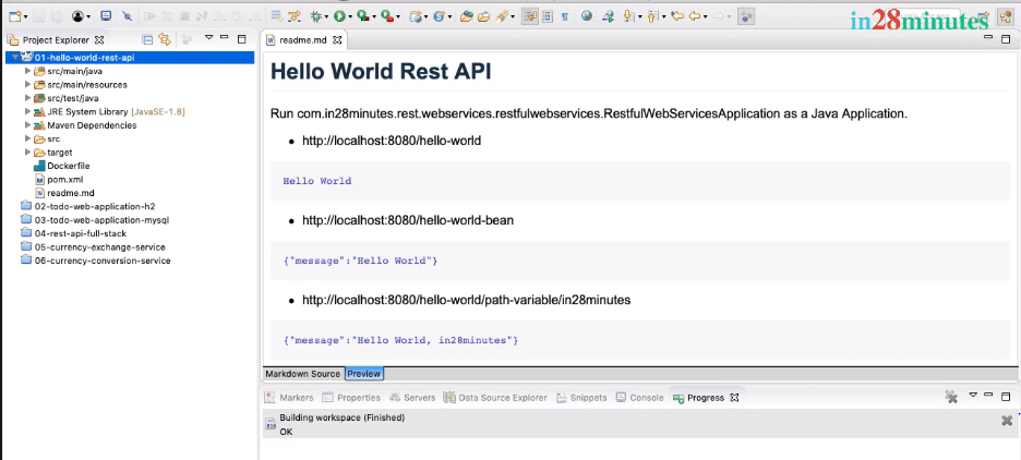 Spring boot hello hot sale world rest example