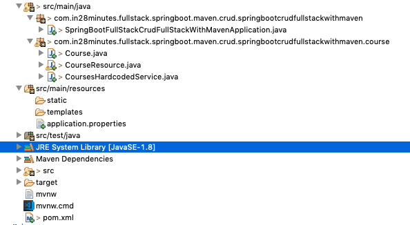 Spring Boot project structure